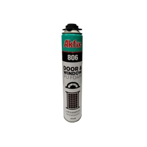 806P Door & Window PU PISTOLETINĖS putos 850g  806P Door & Window PU PISTOLETINĖS putos 850g
