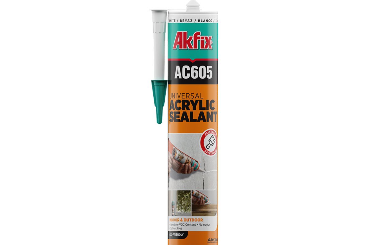 AC605 Akrilinis sandariklis, baltas 310ml AC605 Akrilinis sandariklis, baltas 310ml