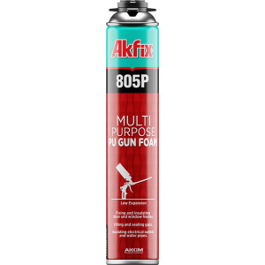 805P PU pistoletinės daugiafunkcinės putos 850g 805P PU pistoletinės daugiafunkcinės putos 850g
