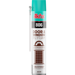 806 Door&Window PU putos 850g  (su šiaudeliu) 806 Door&Window PU putos 850g  (su šiaudeliu)