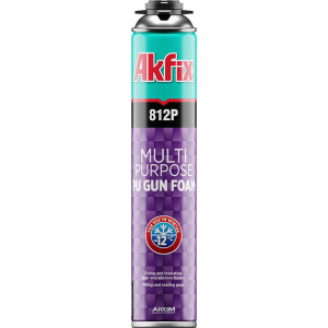 812P PU -12°C pistoletinės multifunkcinės žieminės putos 850g 812P PU -12°C pistoletinės multifunkcinės žieminės putos 850g